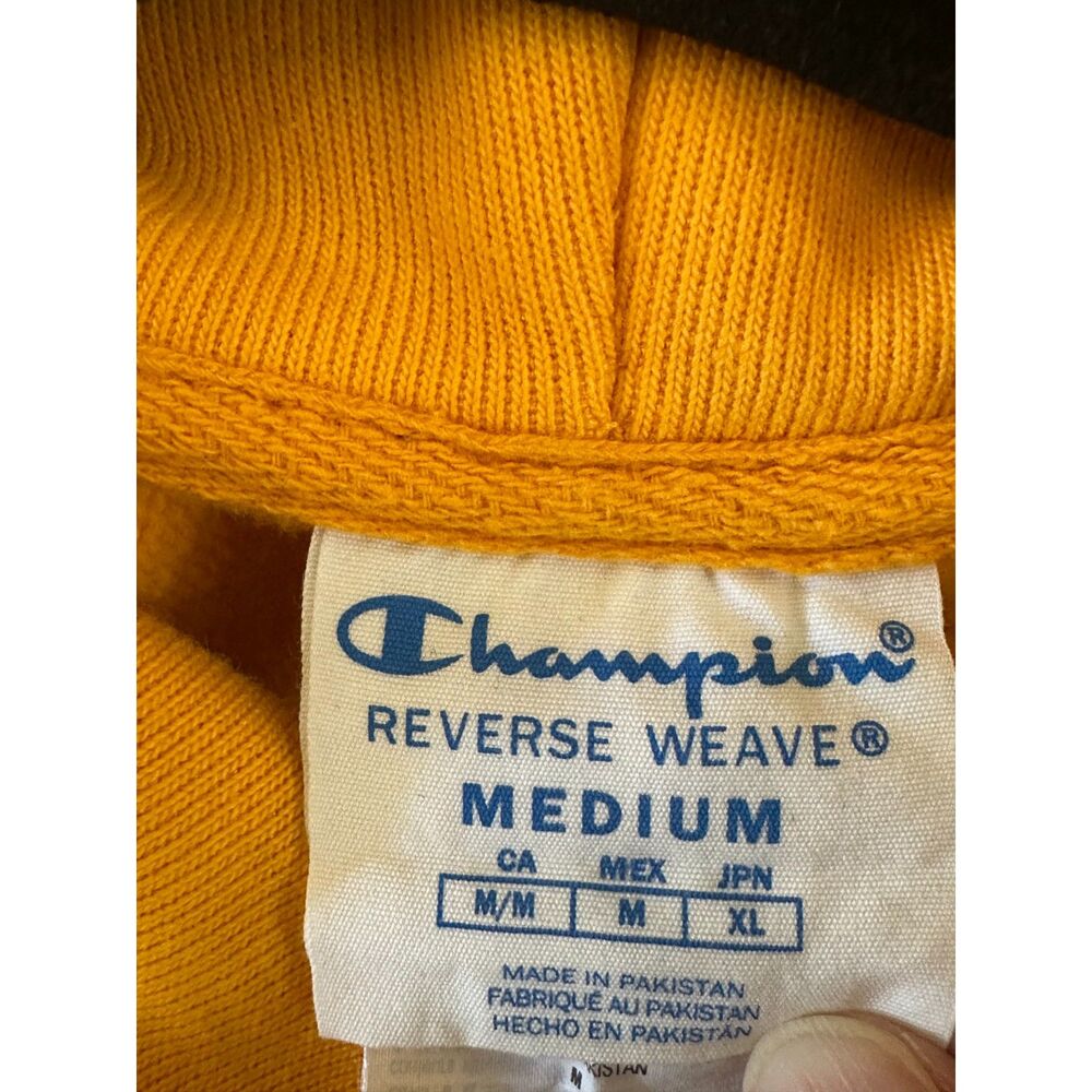 Champion Men's Reverse Weave Embroidered Logo Hoodie Size M - Picture 3 of 5